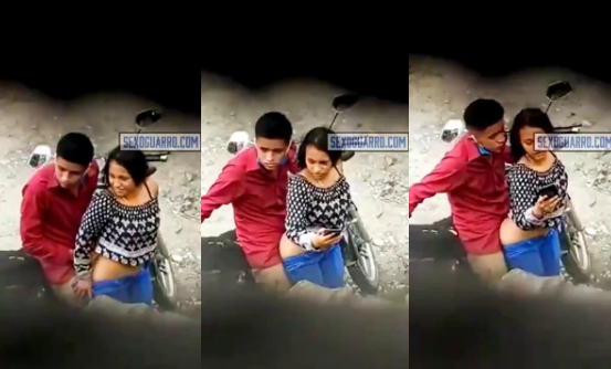 graban a parejita de novios cogiendo en la calle a plena luz de dia