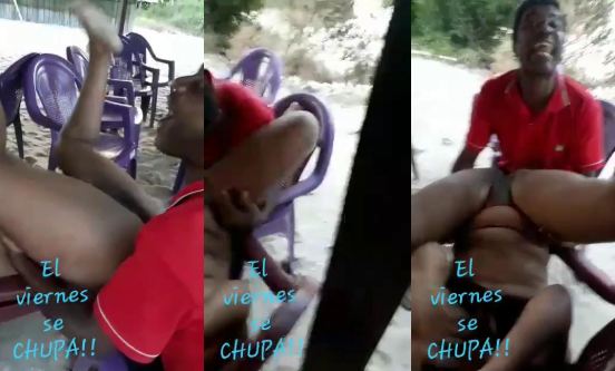 hombre borracho es grabado por sus amigos mientras que le chupa el biscocho a una puta