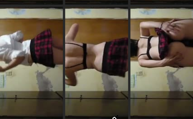 la colegiala traia tanga abajo del uniforme y miren que rica se ve