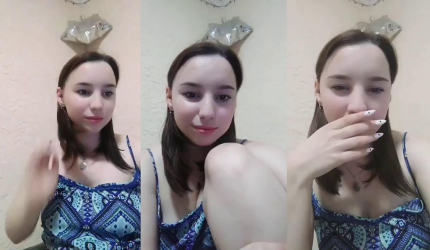 hermosa jovencita timida les pregunta a sus amigos si quieren que se ponga atrevida