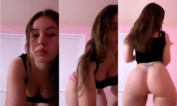 que ricas nalgotas tiene la jovencita que modela para sus amigos