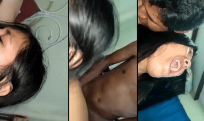 Le embadurna el trasero con aceite, pero a ella le sigue doliendo un montón
