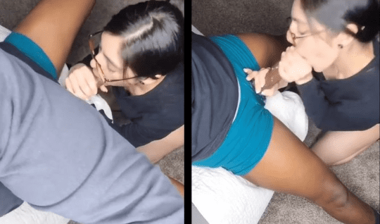 Sacandole toda la crema al negro vergón