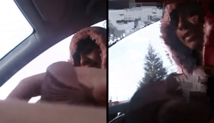 Le paga a una chavala en la calle para que le dé una mamada