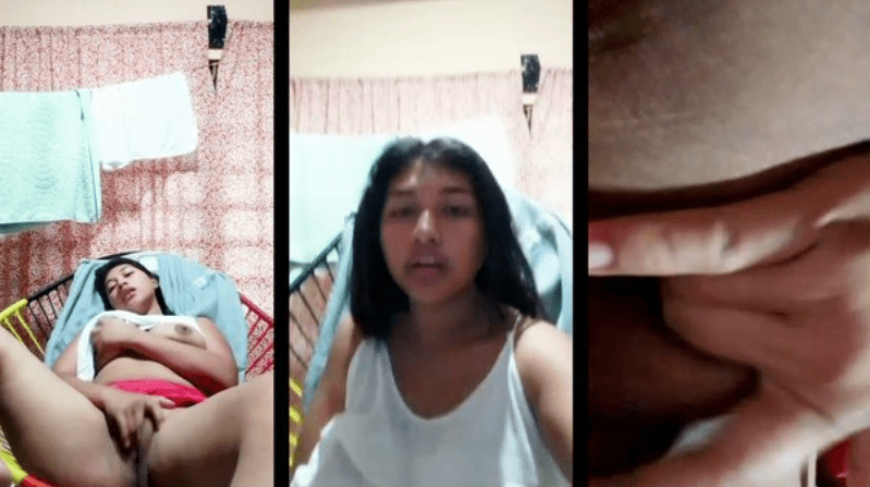 Meredith se masturba sabroso en su cuarto