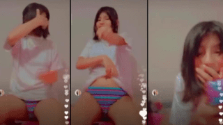 la morrita se graba bailando en calzones para sus compañeros del colegio