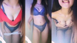jovencita de prepa se pone lenceria sexy y miren lo deliciosa que se ve