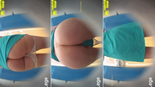 camara escondida en baño publico graba el rico culito de una jovencita