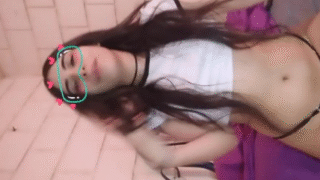 una increible jovencita con un cuerpo delicios luciendo un hilo para el novio